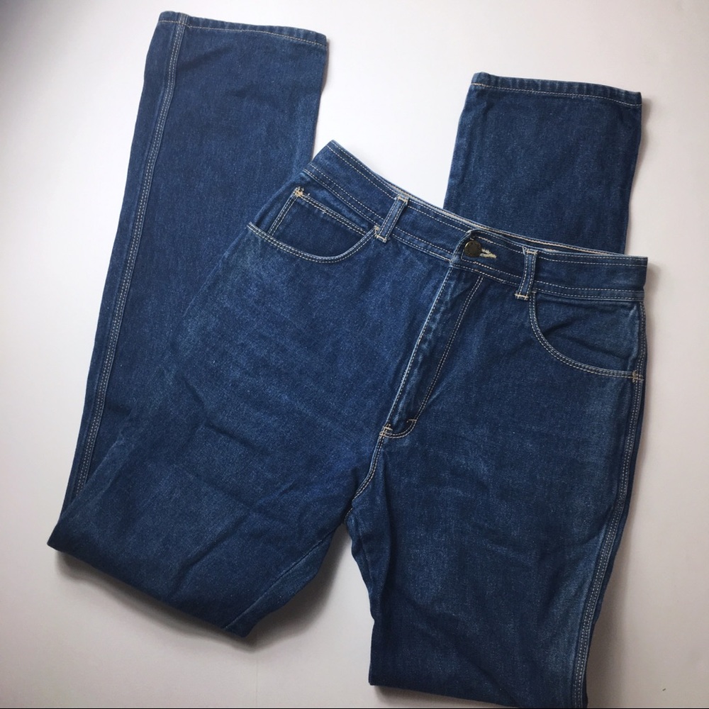 Vintage Golden Wings Straight Leg Mom Jeans 13/14